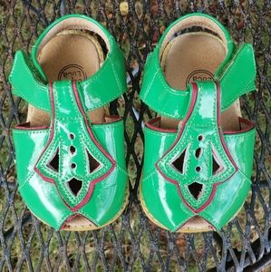 Hard to find! Livie & Luca green Opal sandals